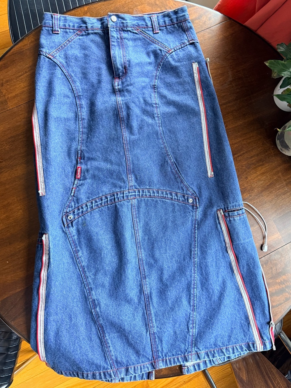Vintage y2k MacGirl denim maxi skirt